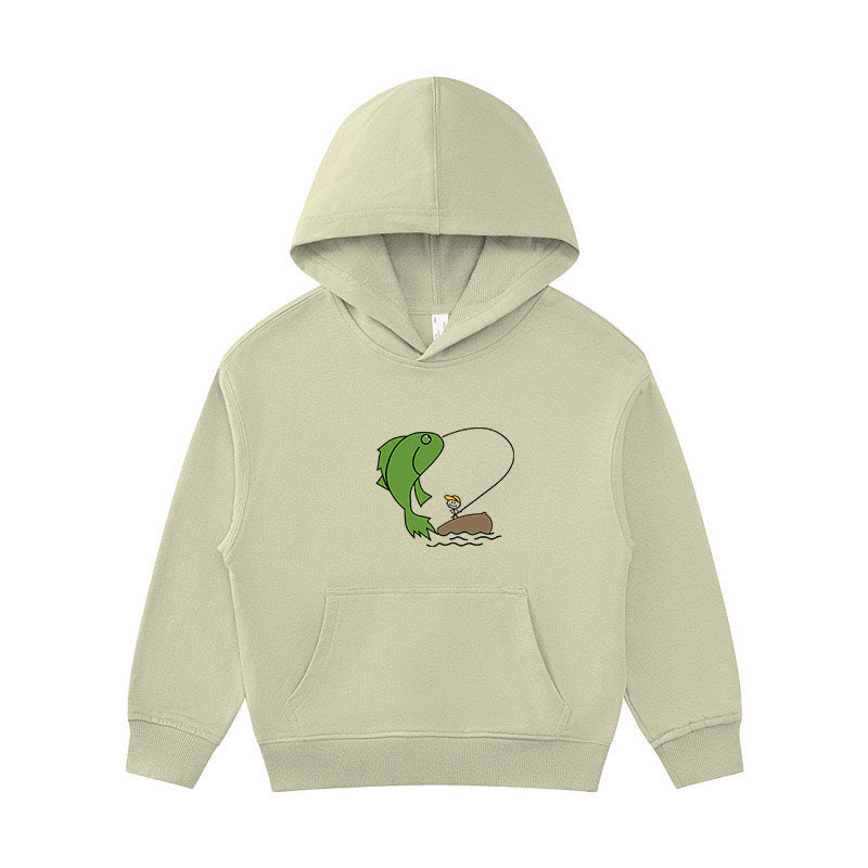 Catch A Big Fish Kid's Hoodie