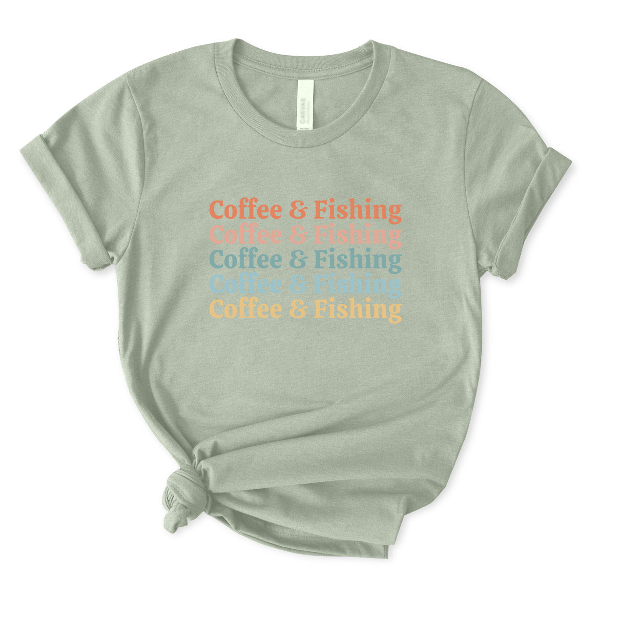 Coffee and Fishing T-Shirt for Women