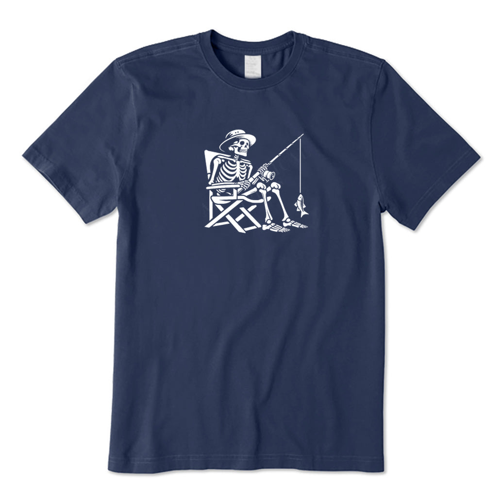 Skeleton Fishing T-Shirt