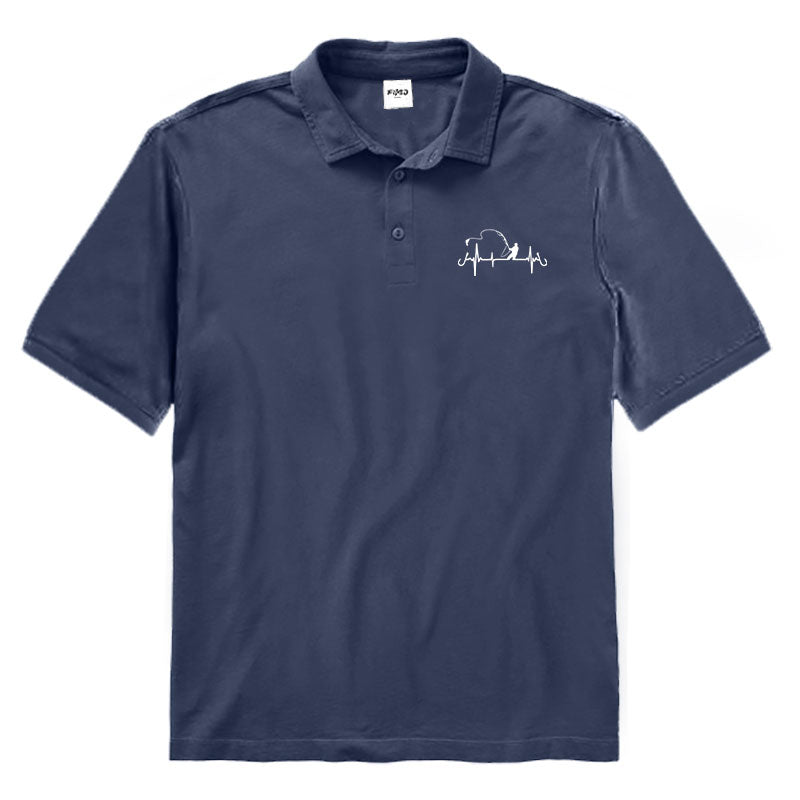 HEARTBEAT FISHING Polo Shirt