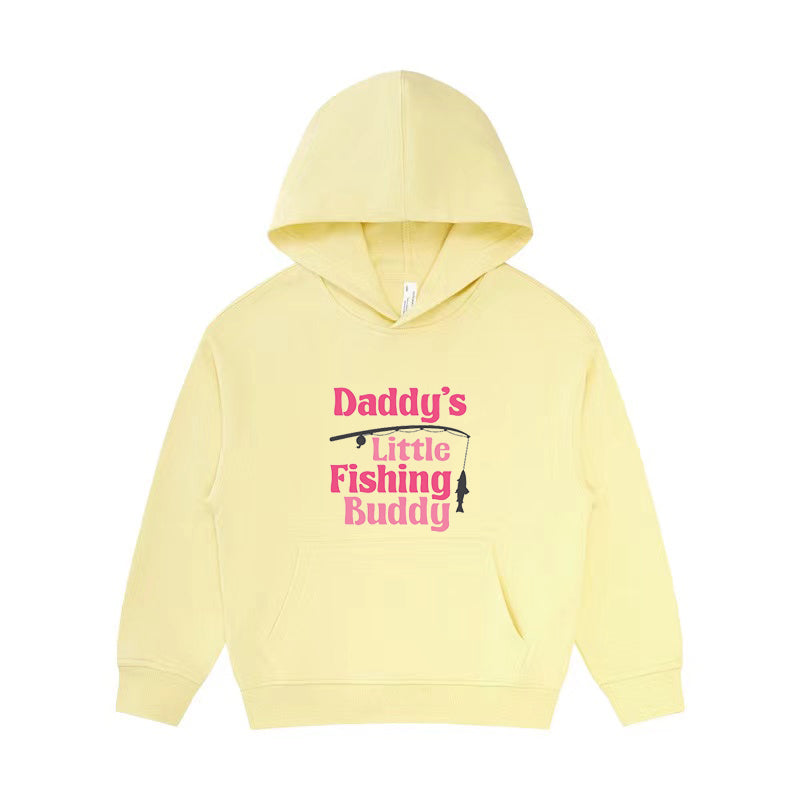 Daddy's Little Fishing Buddy Kid's Hoodie