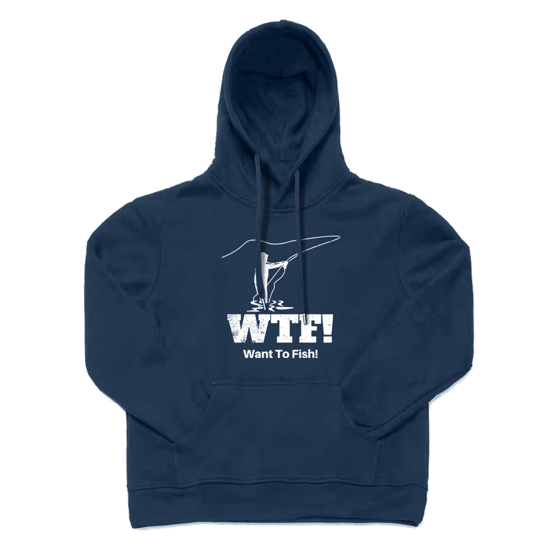 WTF Want To Fish Hoodie