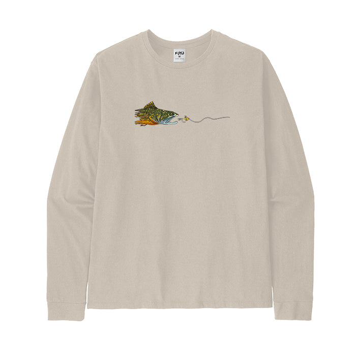 Fly Fishing Brook Trout Long Sleeve T-Shirt