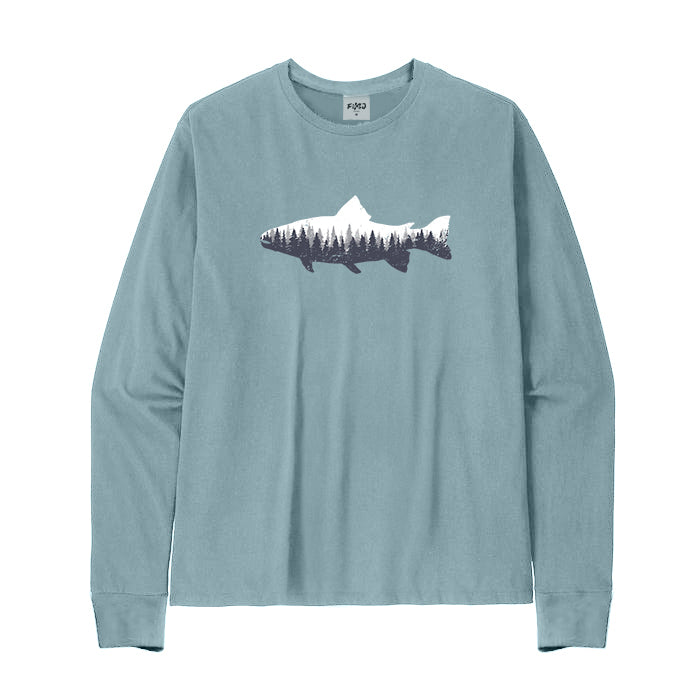 Fishing Forest Long Sleeve T-Shirt