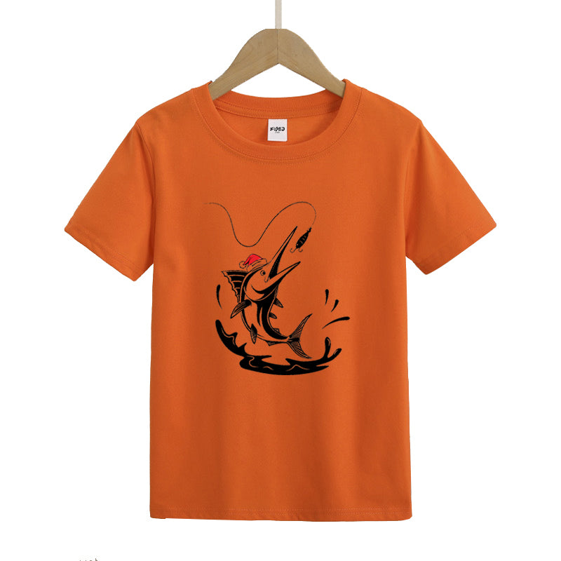 Santa Fish Kid's T-Shirts