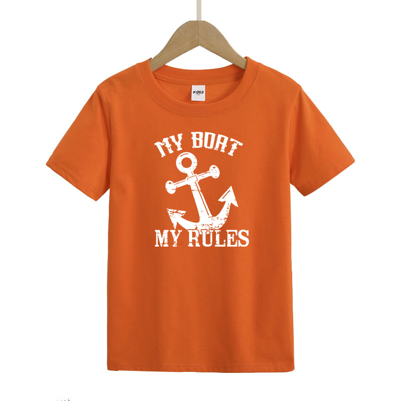 My Boat My Rules Kids T-Shirt