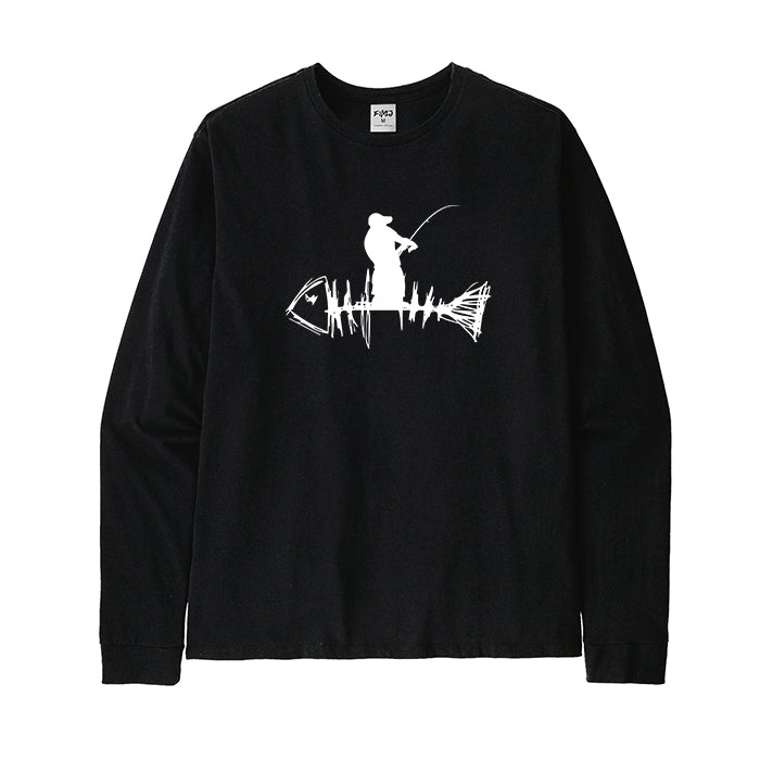 Fisherman Loves Fishing Long Sleeve T-Shirt