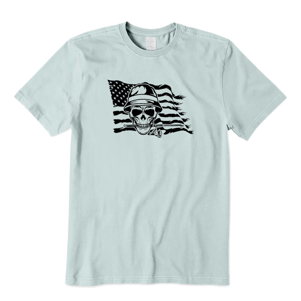 US Skull Fishing T-Shirt