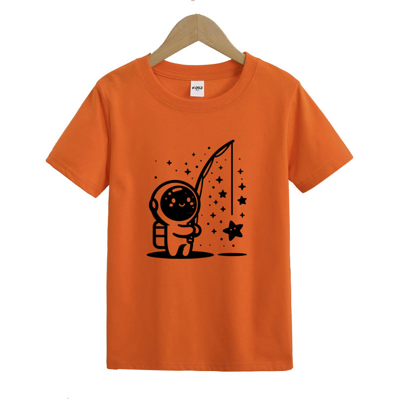 Catching Starfish Kid's T-Shirts