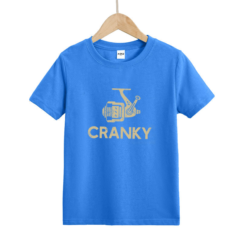 Cranky Fishing Kid's T-Shirts