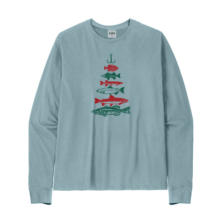 Fish Christmas Long Sleeve T-Shirt