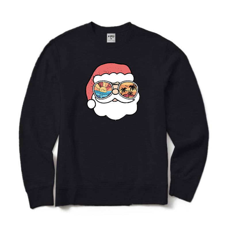 Christmas Beach Crewneck Sweatshirt