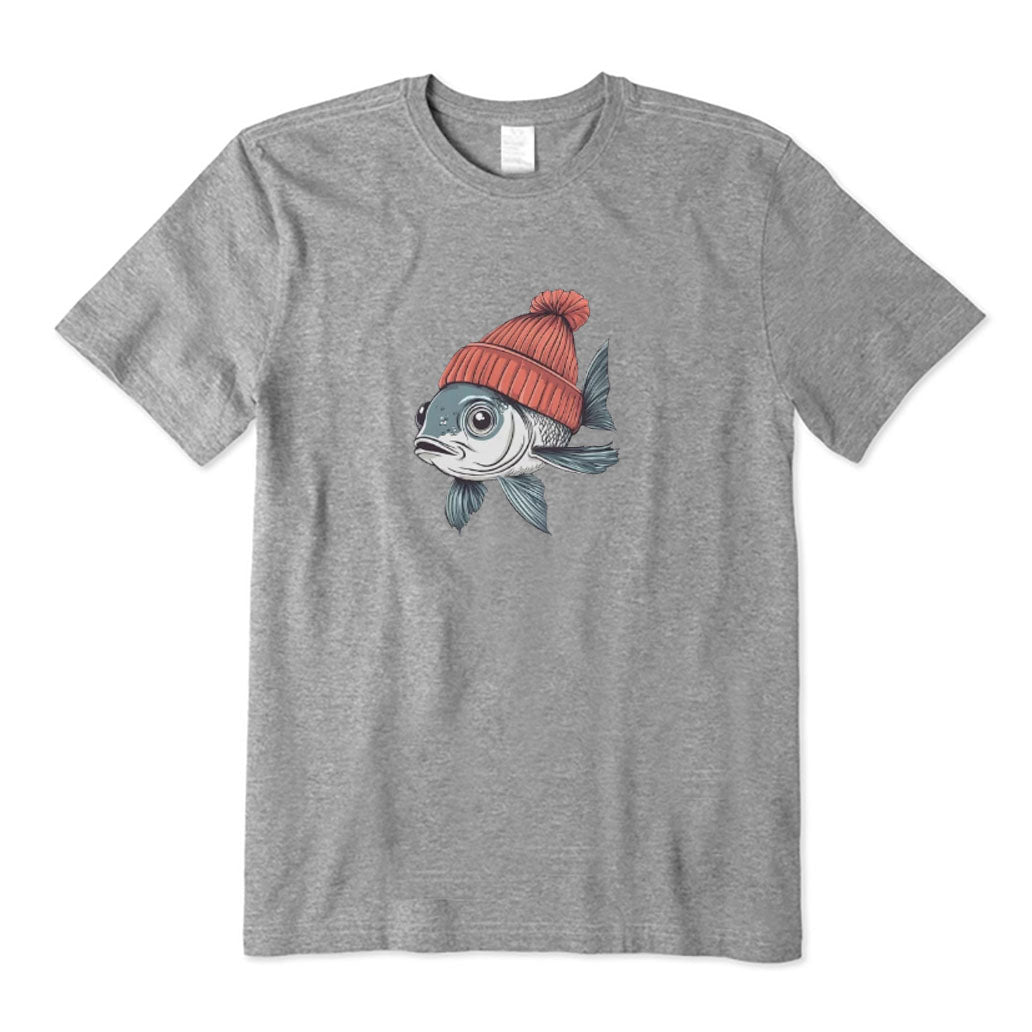 Funny Fish with Hat T-Shirt