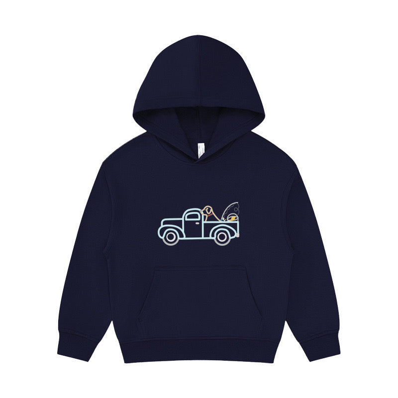 Gone Fishing Kid's Hoodie