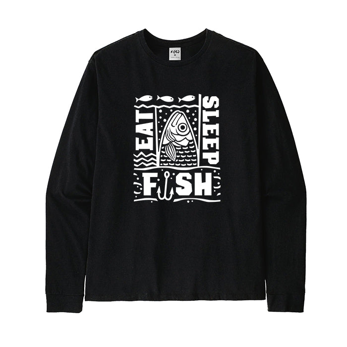 Eat Sleep Fish Long Sleeve T-Shirt