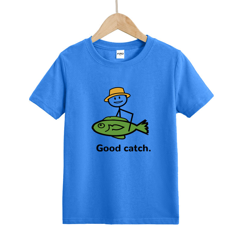 Good Catch Kid's T-Shirts