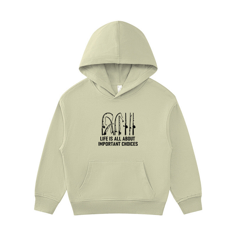 Life Is All About Important Choices Kid's Hoodie