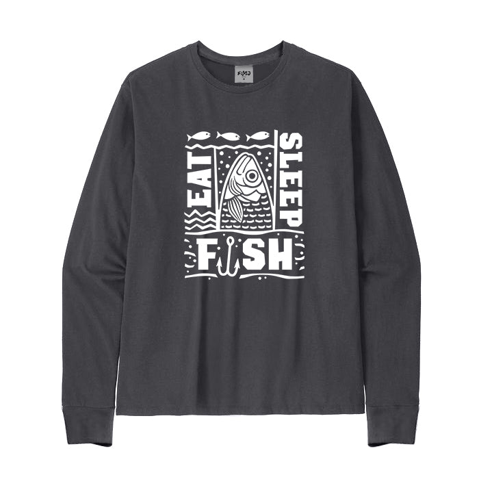 Eat Sleep Fish Long Sleeve T-Shirt