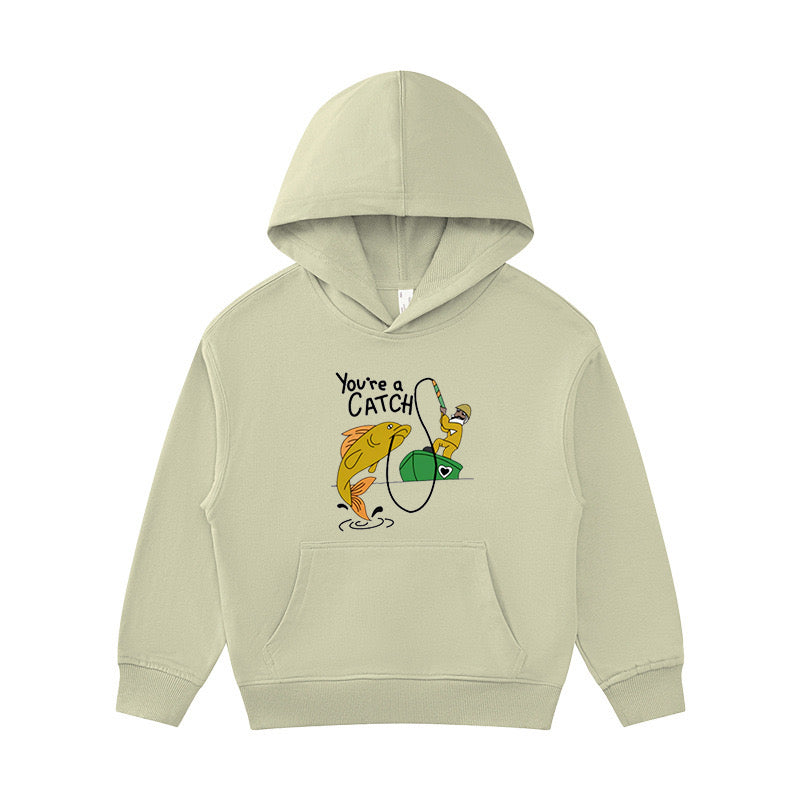 You're A Catch Kid's Hoodie