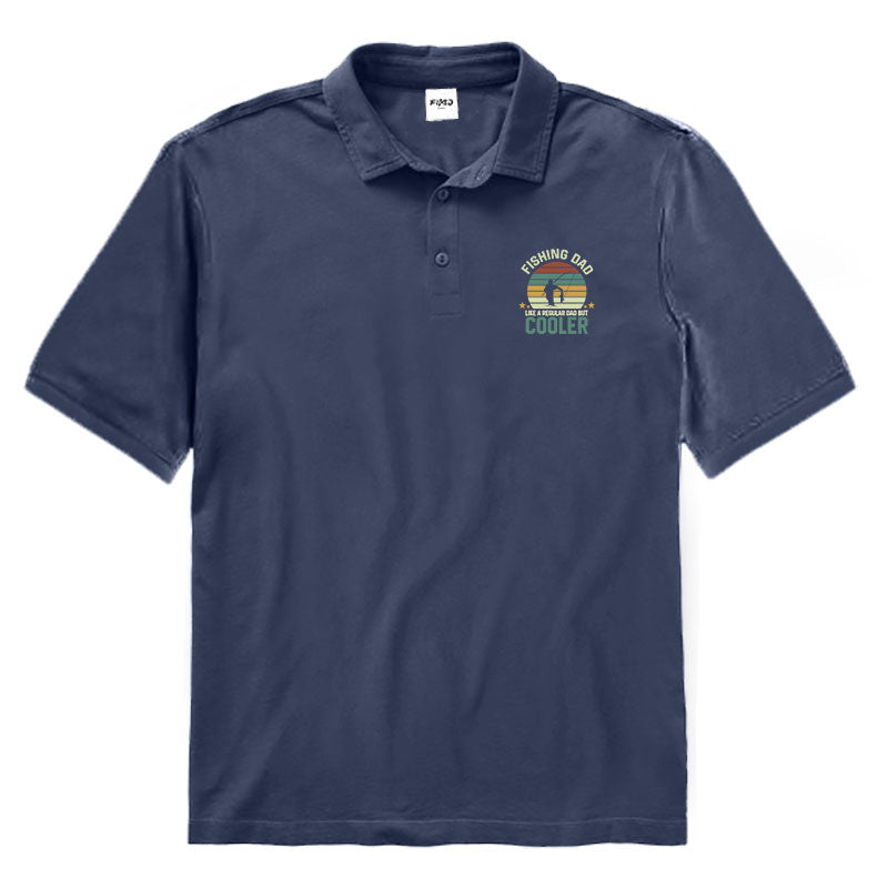 Fishing Dad Cooler Polo Shirt