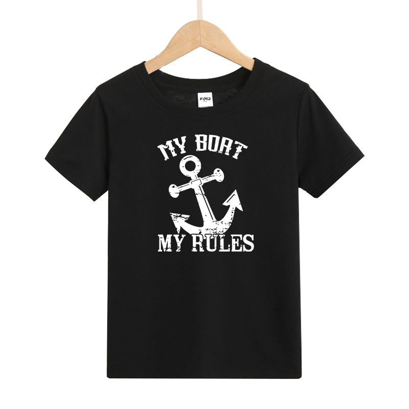 My Boat My Rules Kids T-Shirt