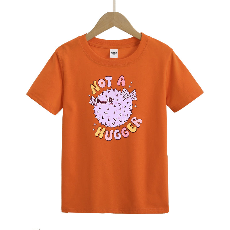 Not A Hugger Fish Kid's T-Shirts