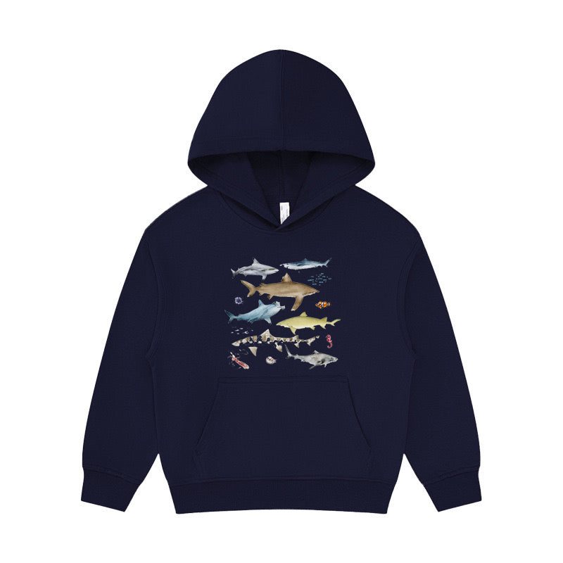 Shark Species Kid's Hoodie