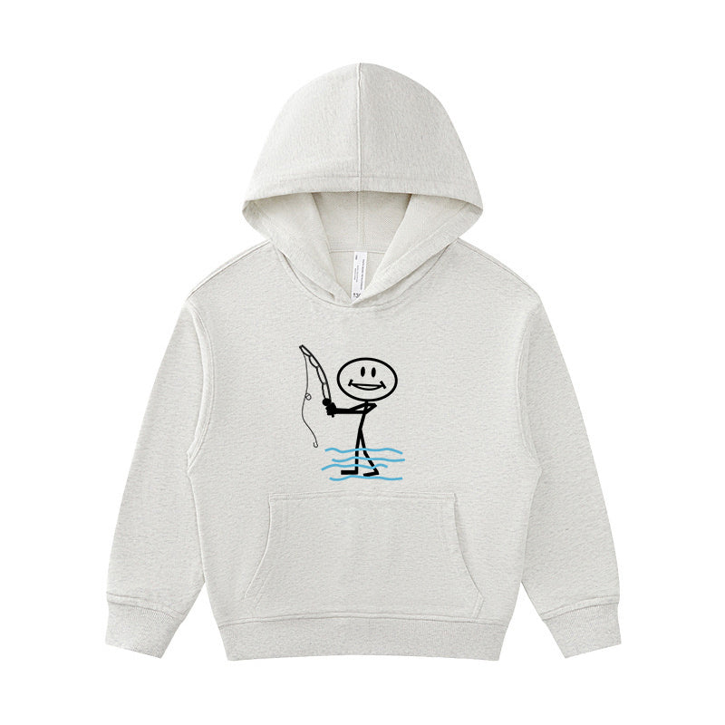 Happy Fishing Kid's Hoodie