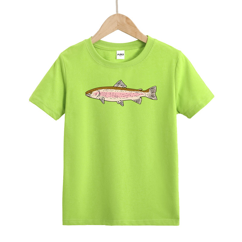 Trout Fishing Kids T-Shirt