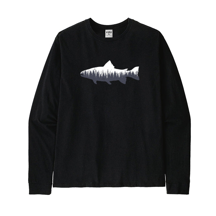 Fishing Forest Long Sleeve T-Shirt