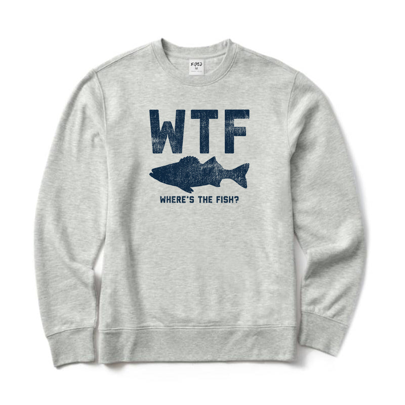 WHERE'S THE FISH Crewneck Sweatshirt