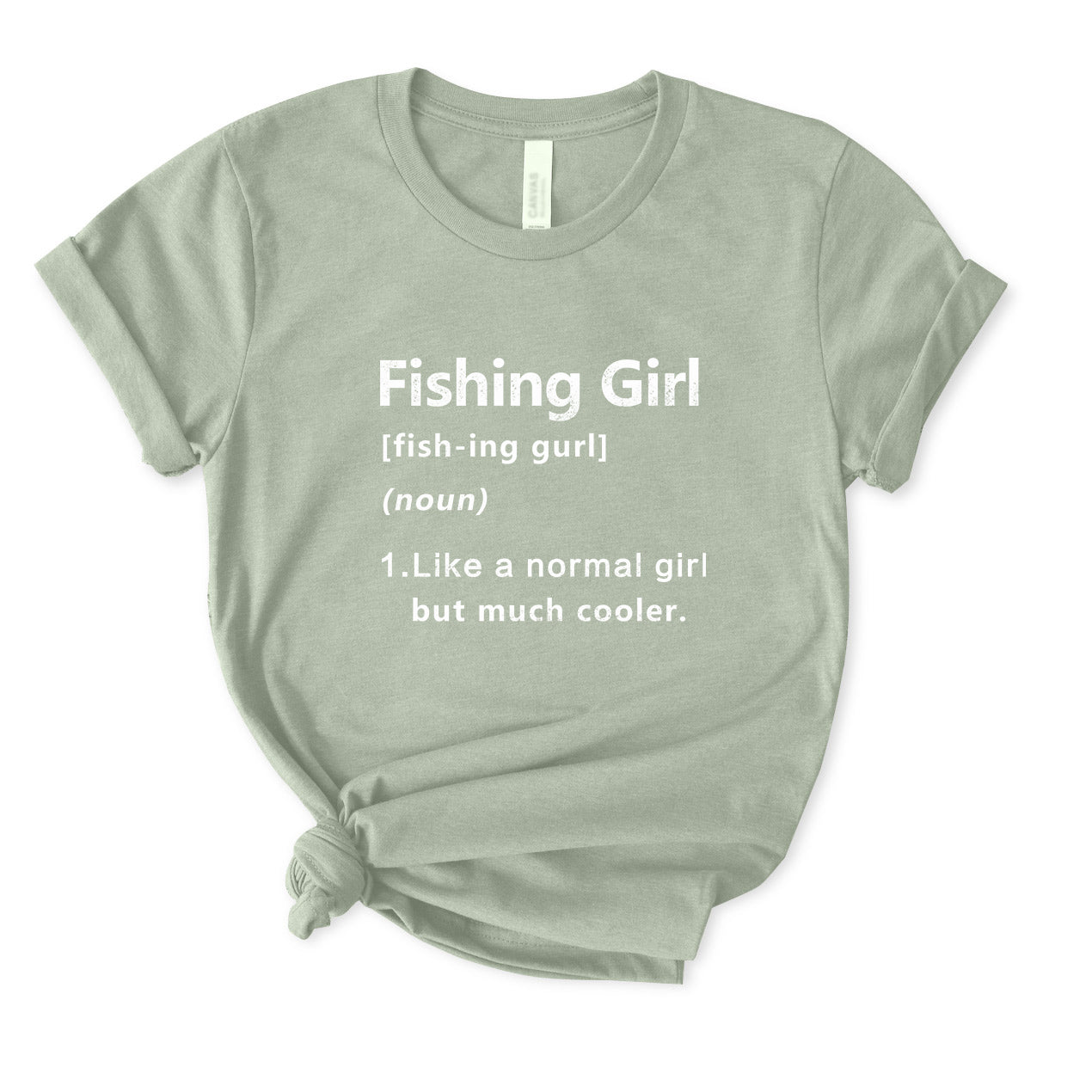 Fishing Girl T-Shirt for Women