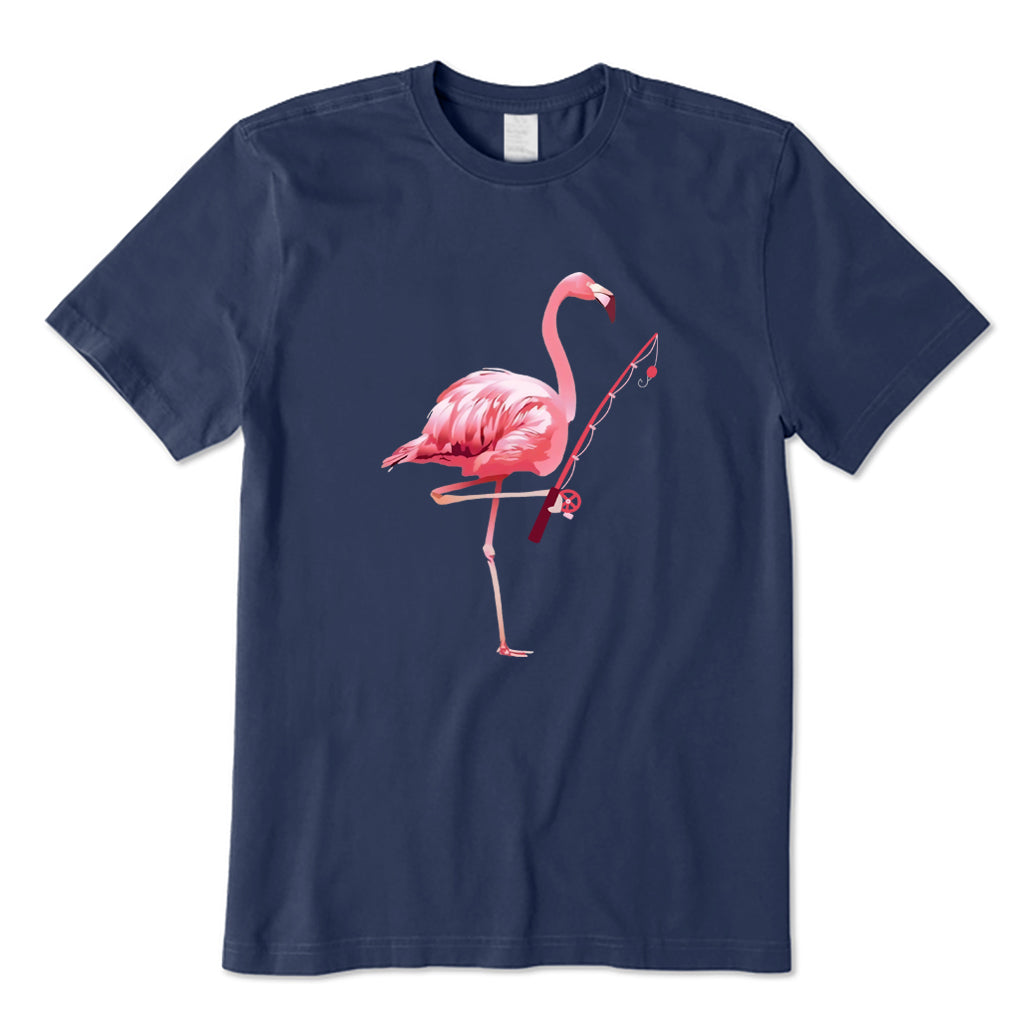 Flamingo Fishing T-Shirt