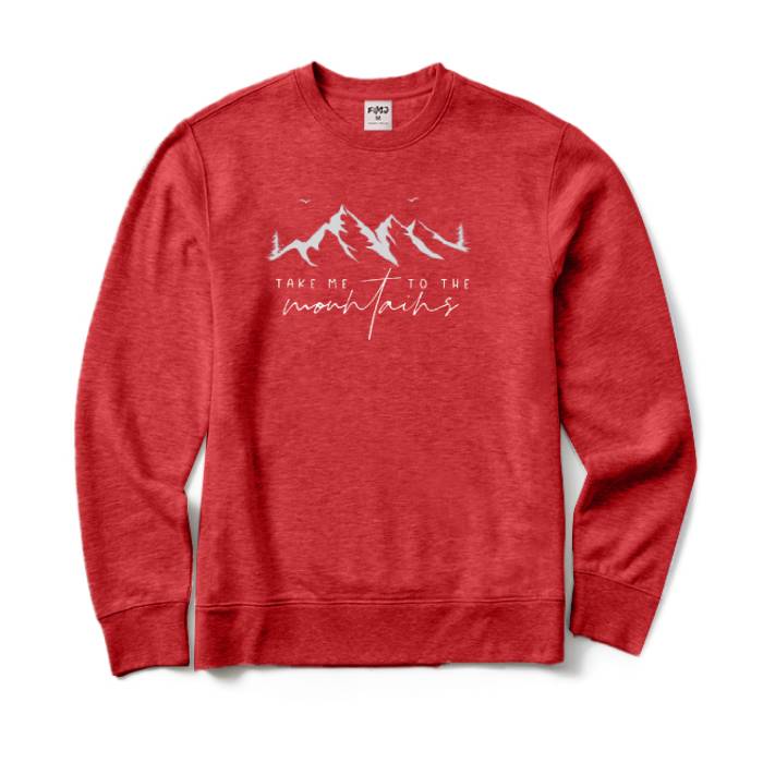 Take Me To The Mountains Crewneck Sweatshirt