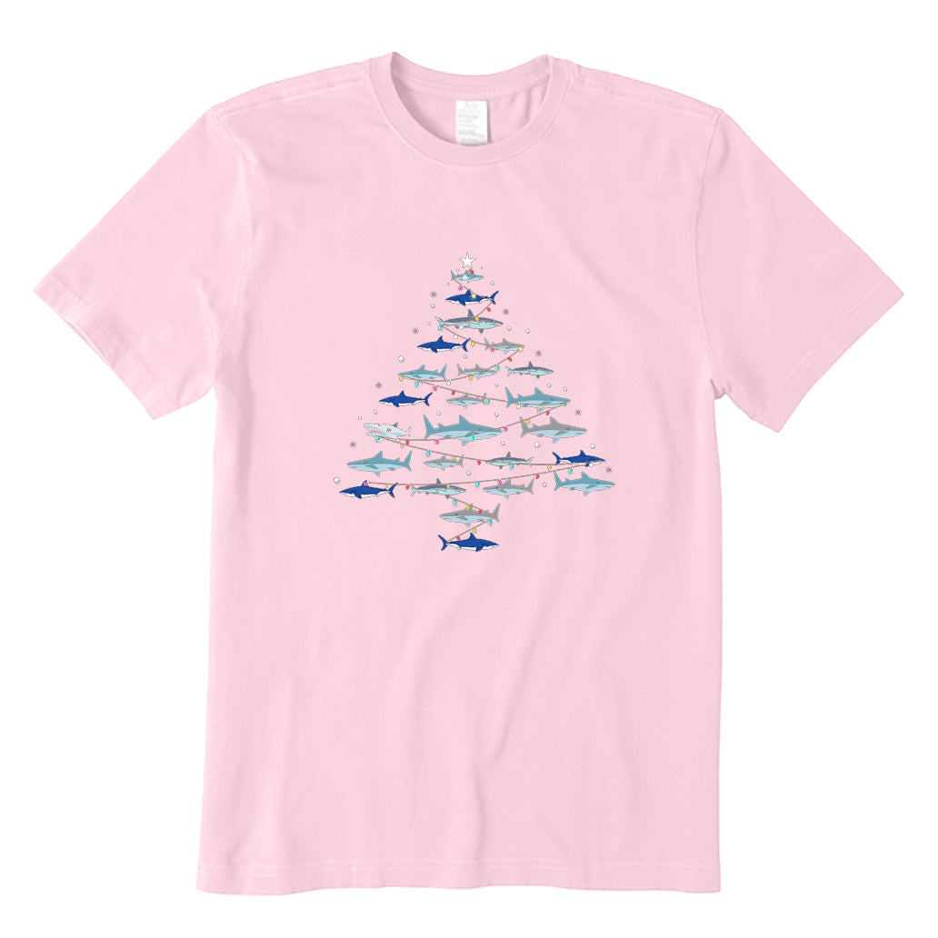 Christmas Shark Tree T-Shirt