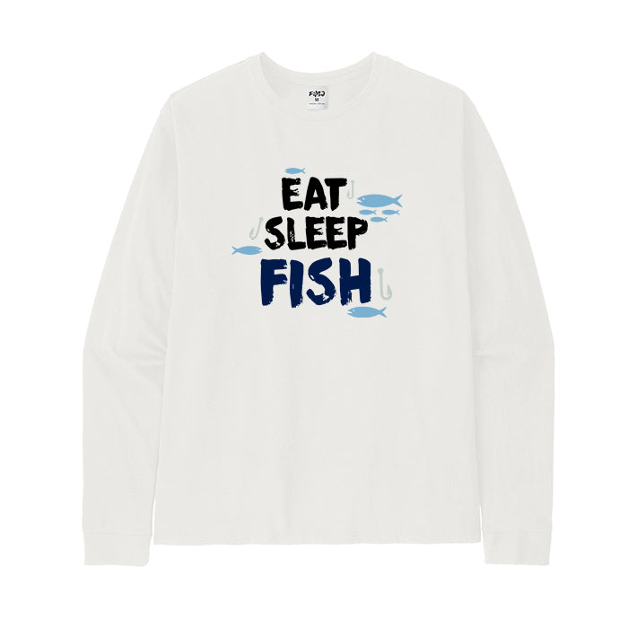 Eat Sleep Fish Long Sleeve T-Shirt