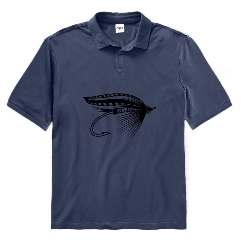 Fly Fishing Lure Polo Shirt