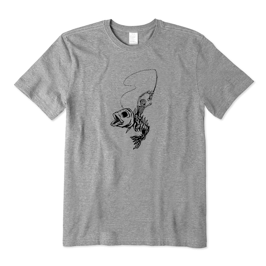 Skeleton Fishing T-Shirt