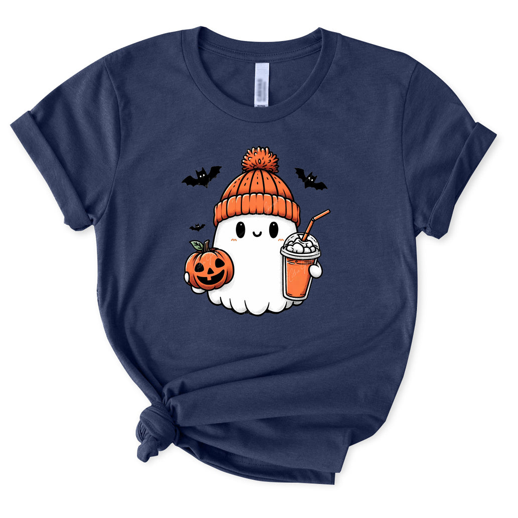 Halloween Cute Ghost T-Shirt for Women