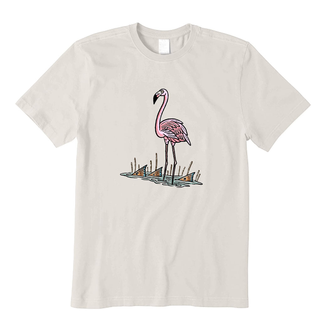 Flamingo Redfish Fly Fishing T-Shirt