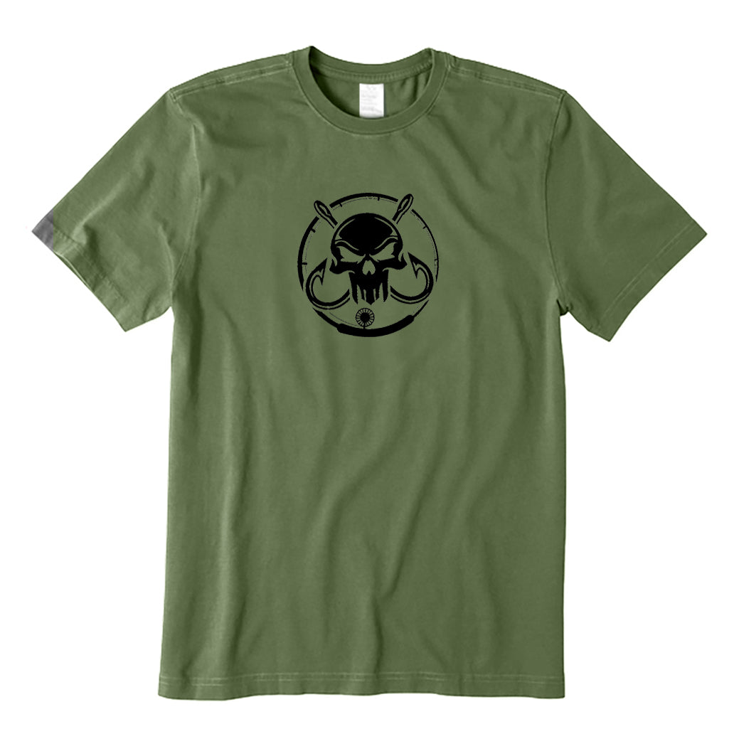 Skull Fishing Hook T-Shirt