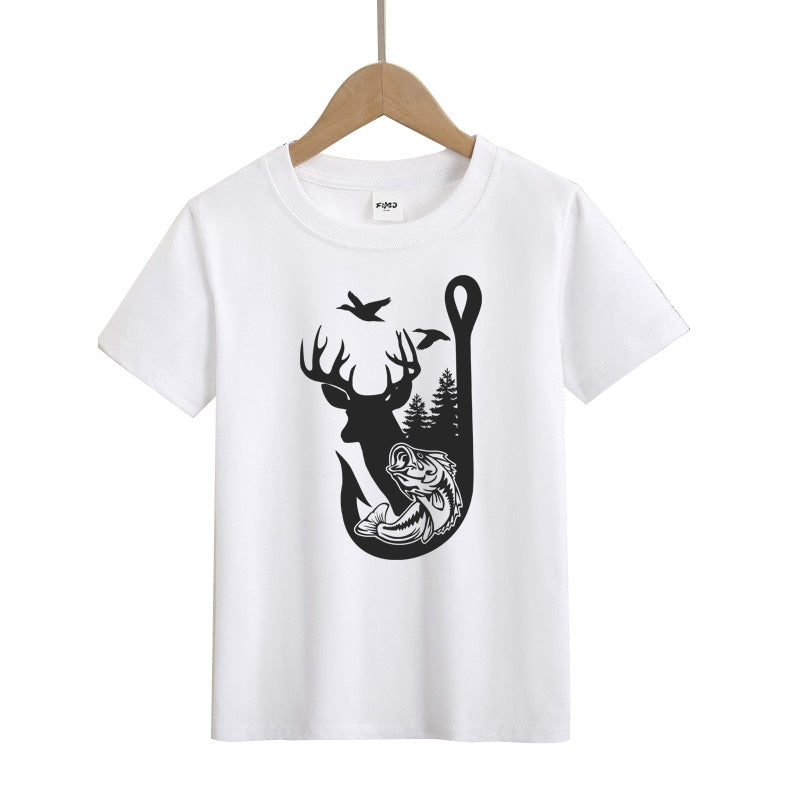 Fishing and Hunting Kid's T-Shirt