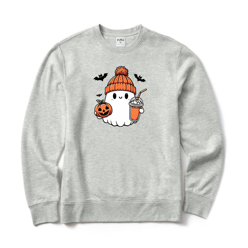 Halloween Cute Ghost Crewneck Sweatshirt