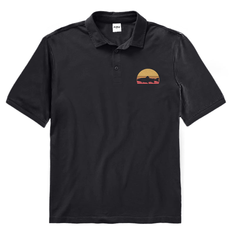 Trout Fishing Polo Shirt