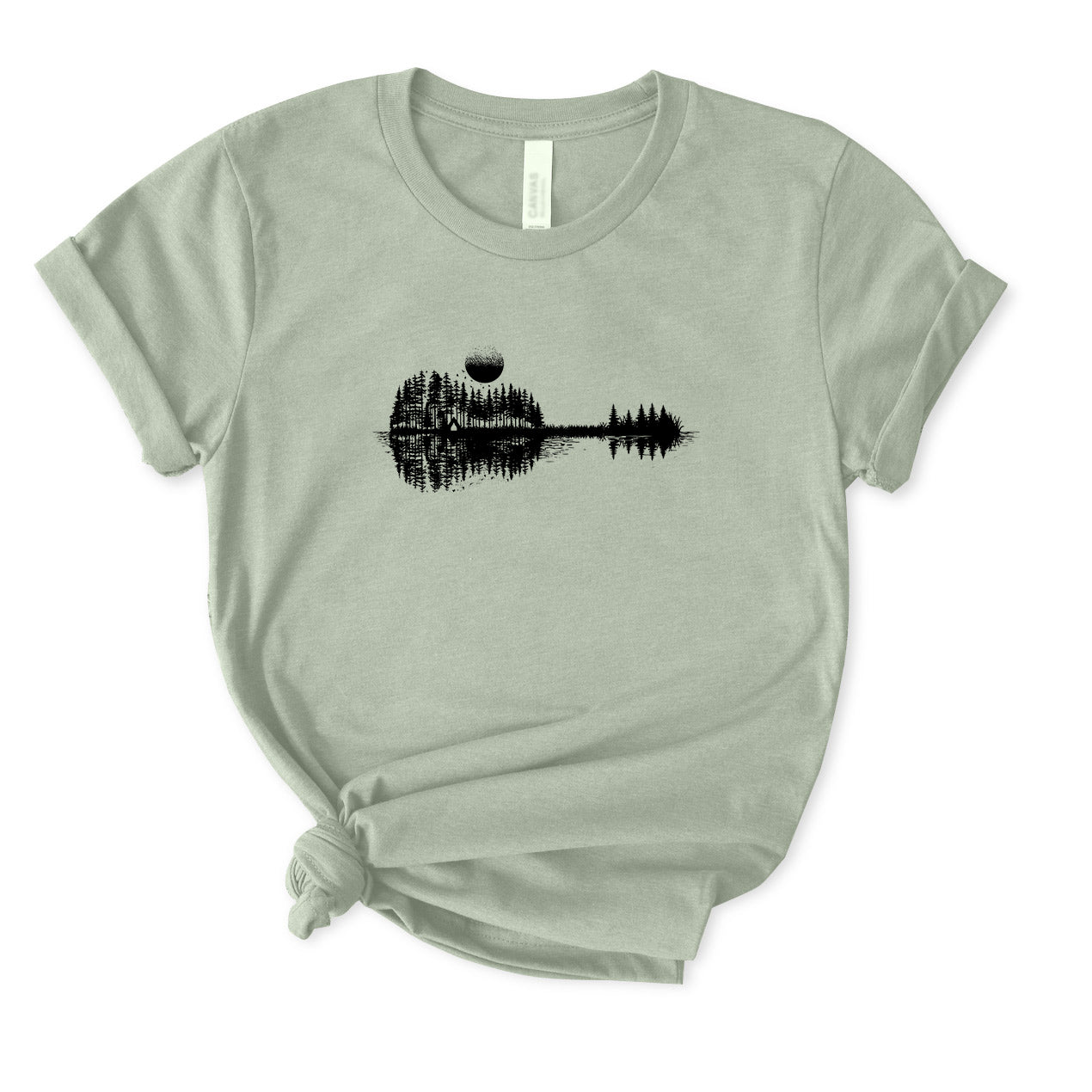 Nature Guitar T-Shirt FOR WOMEN