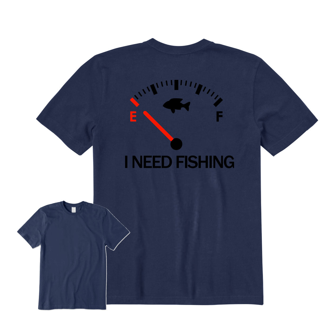 I Need Fishing Back Graphic T-Shirt