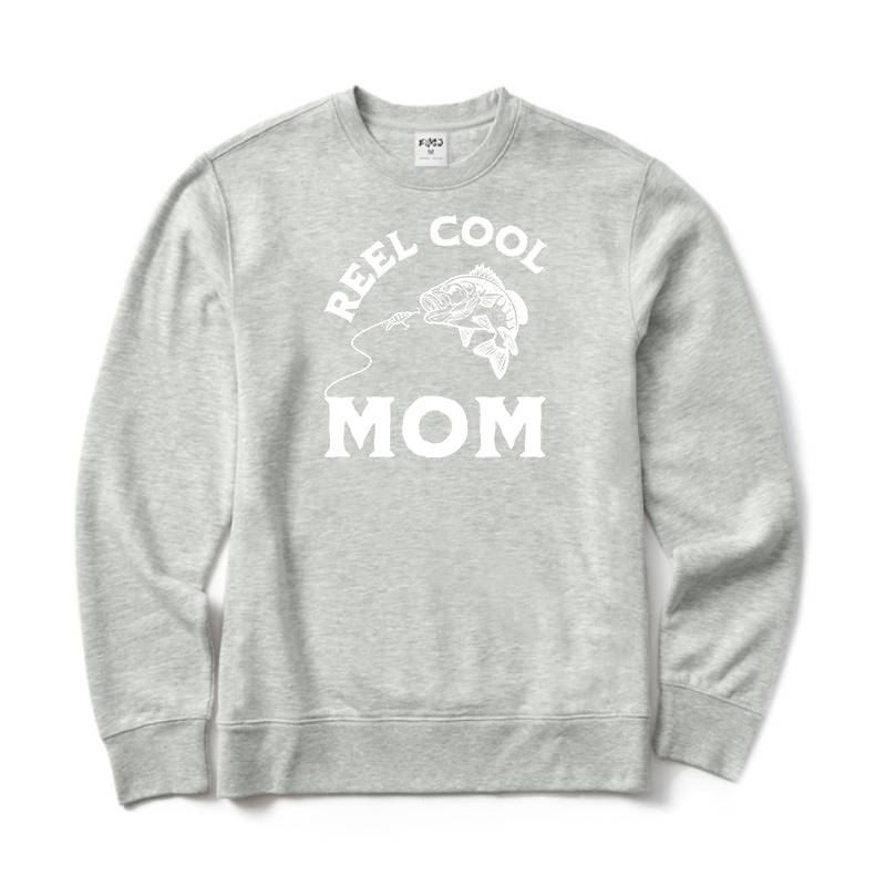 Reel Cool Mom Crewneck Sweatshirt