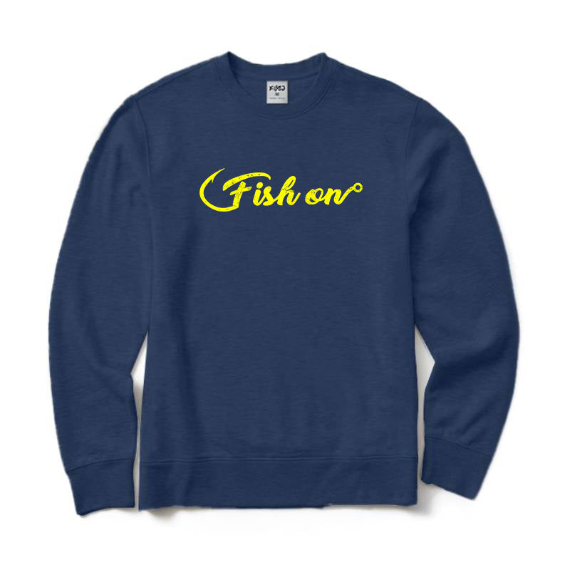 Fish on Crewneck Sweatshirt