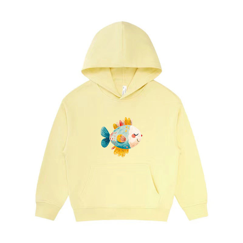 Digital Fish Kid's Hoodie