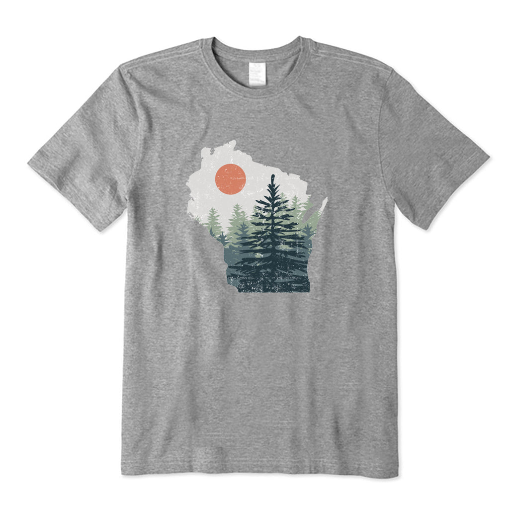 Wisconsin Pine Trees T-Shirt